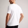 classic white cotton tee ted baker