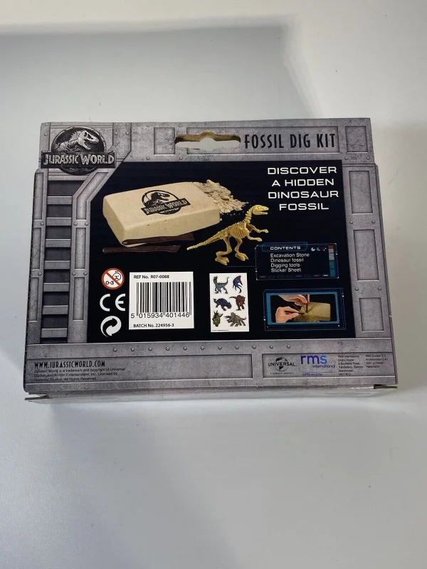 jurassic world fossil dig kit 2 pack