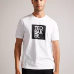 ted baker rofata logo t- shirt white