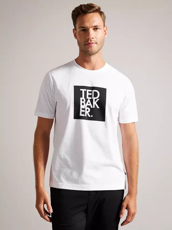 ted baker rofata logo t- shirt white