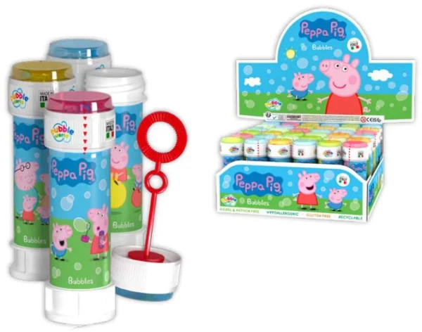 60ml soap bubbles peppa pig theme