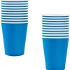 elegant blue cups 9oz 16 pack party supplies