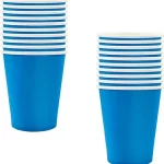 elegant blue cups 9oz 16 pack party supplies