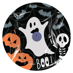 halloween paper plates 8pk kids