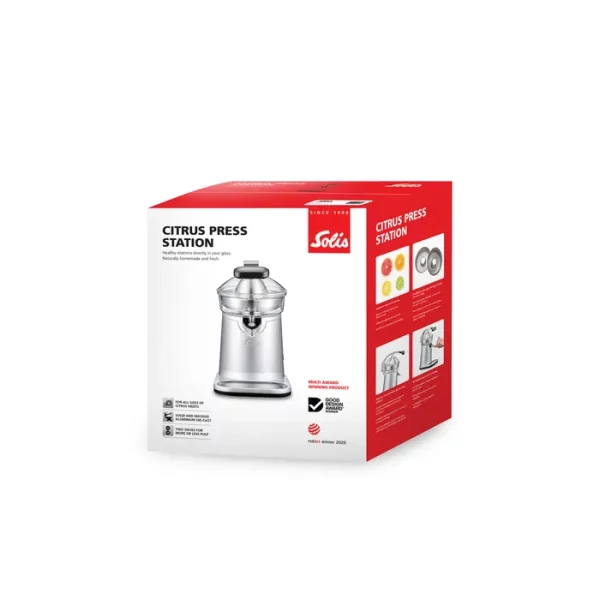 modern silver juice station