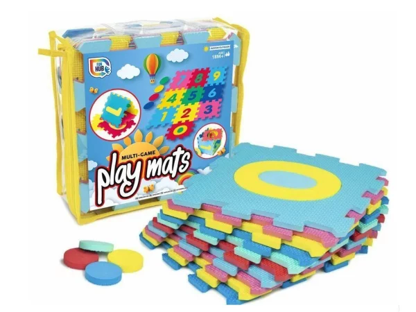 number play mats carry case