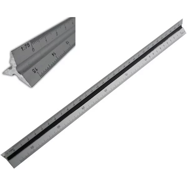 versatile aluminum measuring ruler