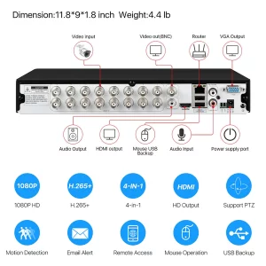 easy switch video output cctv